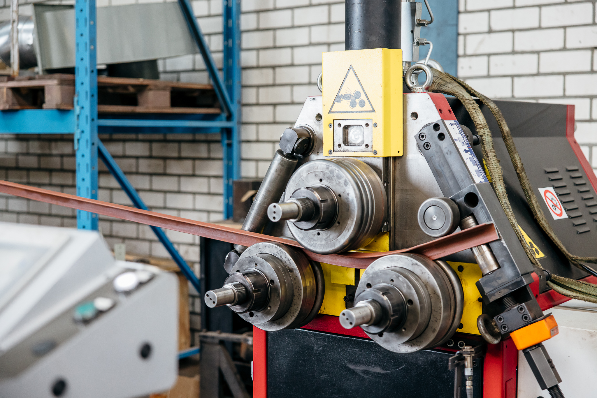 Machinaal een metalen profiel buigen